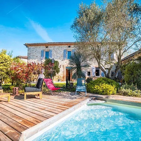 بيت للعطل Maison Saint-sernin Piscine Jardin Et Climatisation A 15 Min D'albi *